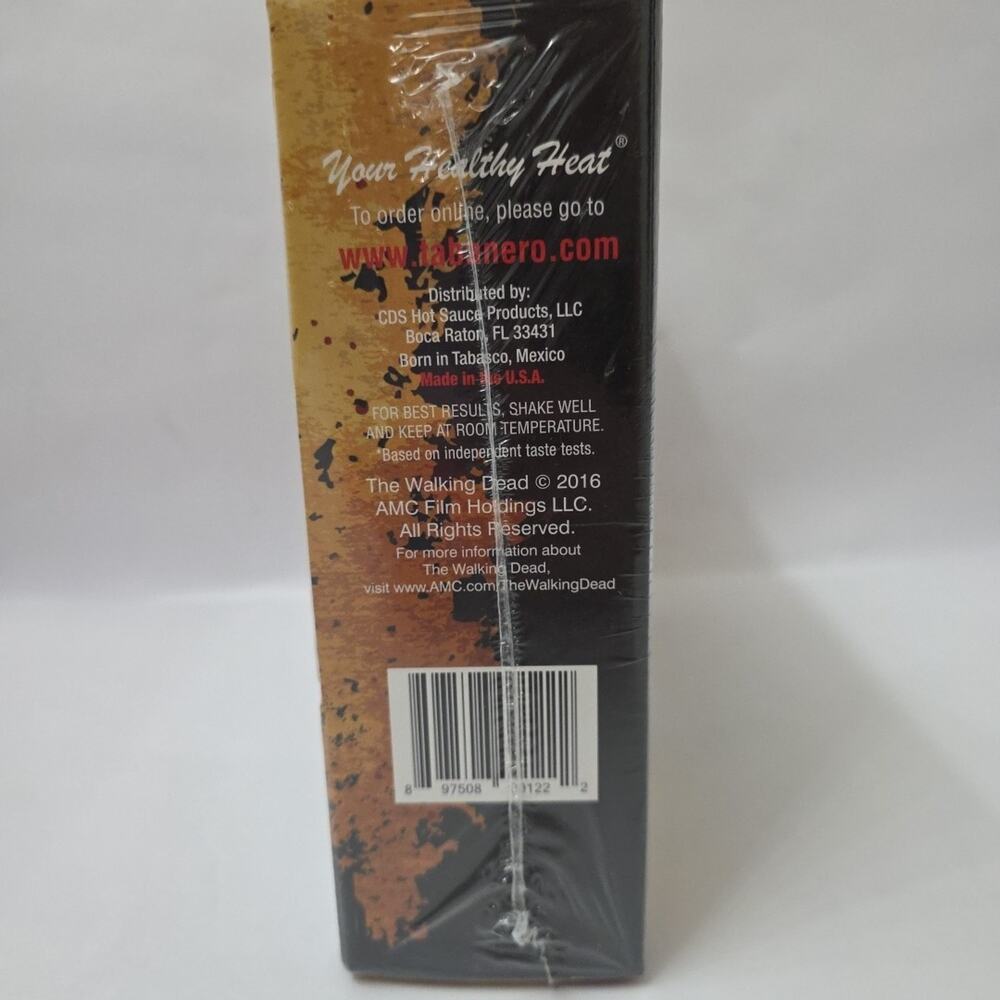The Walking Dead AMC Tabanaro Hot Sauce Set Rare Collector's Item Sealed - Picture 3 of 6